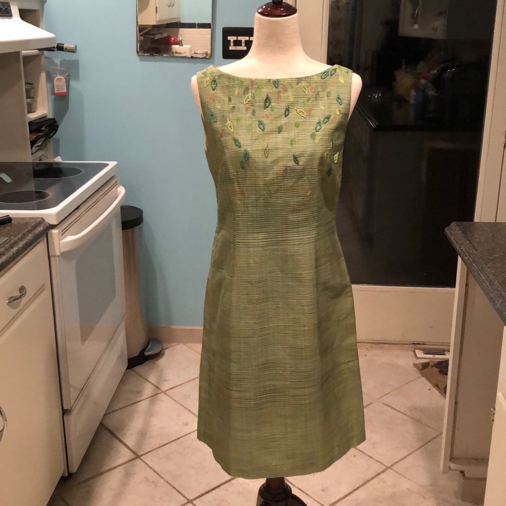 Kay Unger Silk Sheath Dress